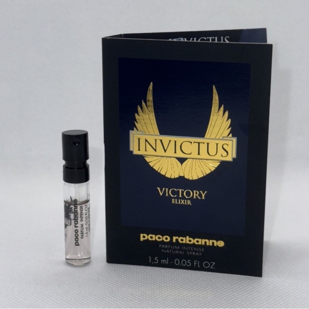 Paco Rabanne Invictus VICTORY ELIXIR Parfum Intense Men Perfume Sampler 1.5 ml